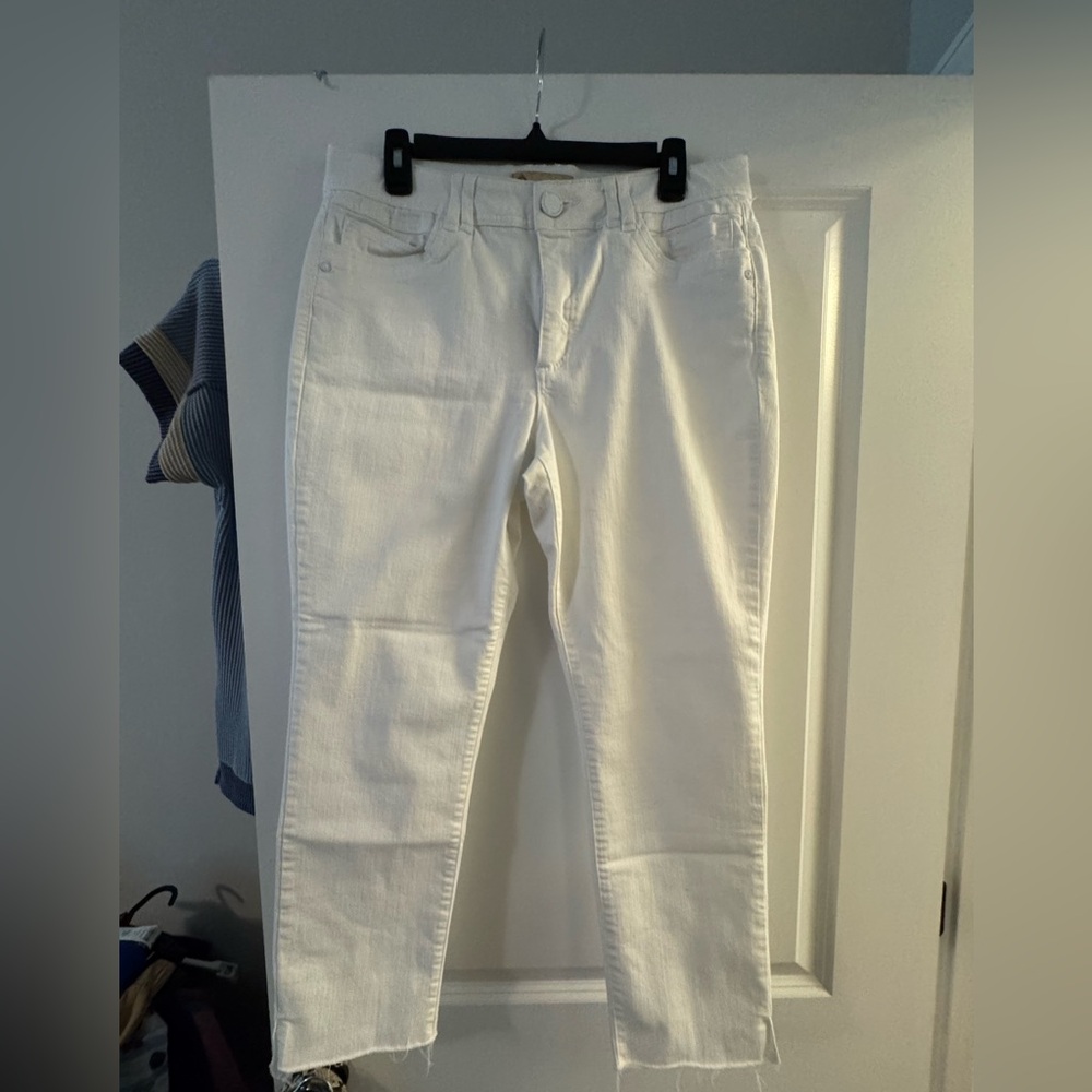 Democracy White Jeans with 'Ab' Technology